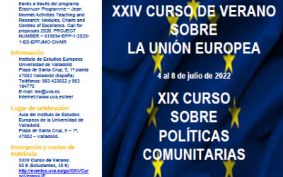 XXIV Cursos de Verano sobre la Unión Europea